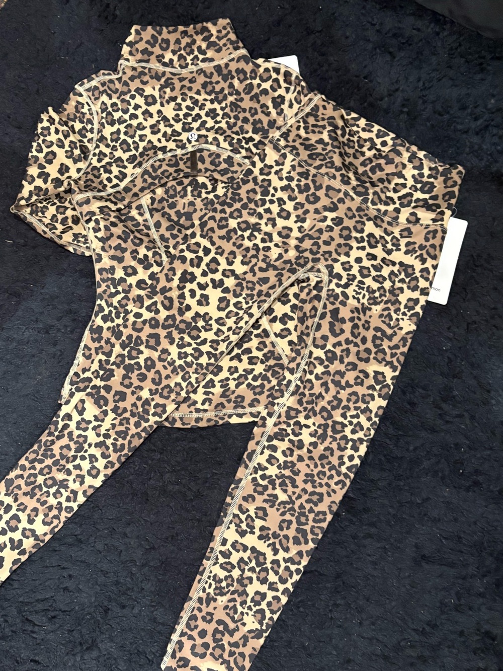 Leopard Print Leggings Set Lululemon